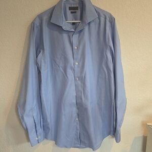 Calvin Klein Light Blue Long Sleeve Dress Shirt